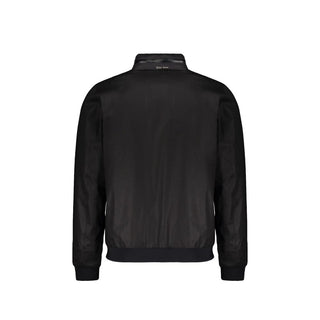 Black Cotton Full-Length Jacket