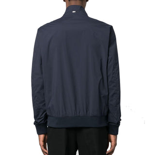 Bomber de poliéster azul