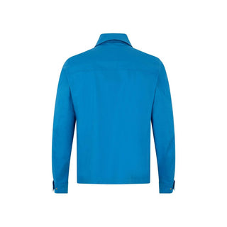 Blue Cotton Shell Jacket