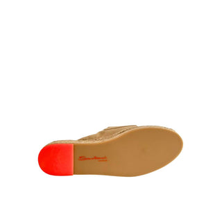 Beige Leather Women Sandal