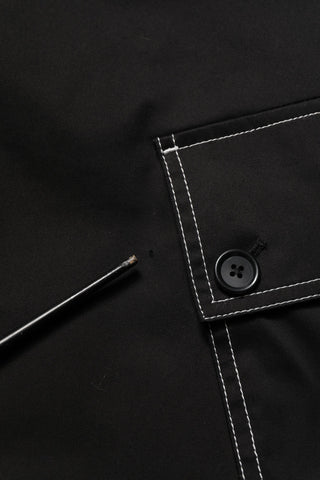 Pantalones cargo negros Vibe de talle alto y corte recto