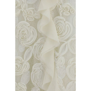 Beige Polyester Cocktail Dress