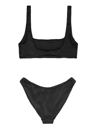 Black Polyester Bikini
