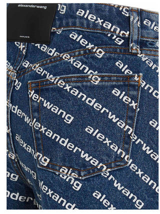 Bermudas de algodón azul
