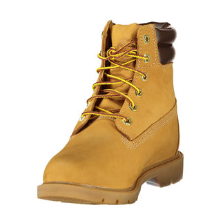 Botín beige de poliuretano para mujer