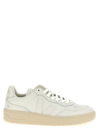 Zapatillas bajas de cuero blancas