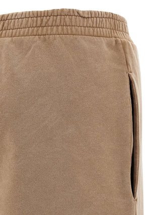 Brown Cotton Bermuda Shorts