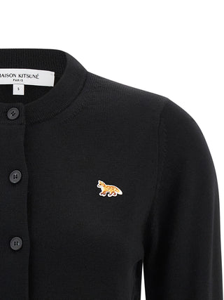 Black Virgin Wool Cardigan