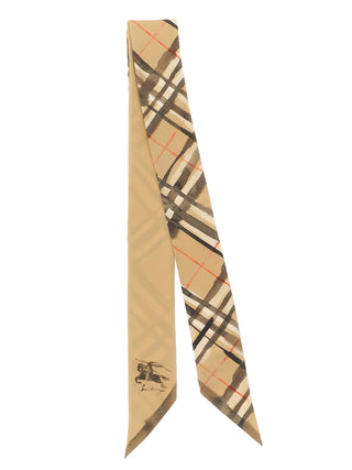 Beige Satin Foulard
