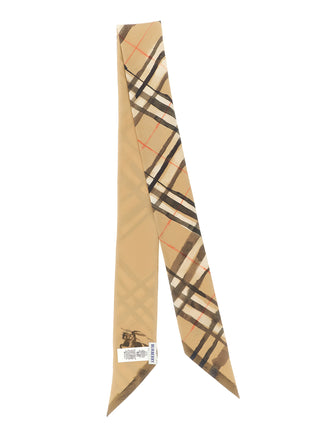 Beige Satin Foulard