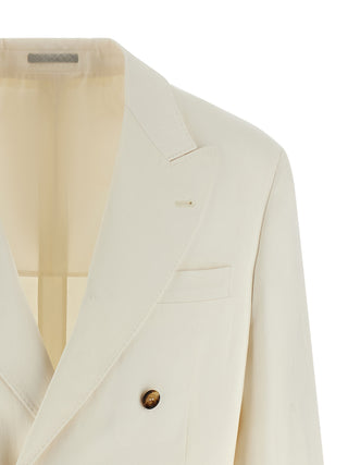 Blazer blanco de seda