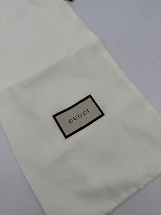 GUCCI Zip Black Front Logo Embossed Wallet