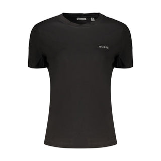 Black Cotton Women's T-Shirt