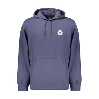 Sudadera azul de algodón para hombre