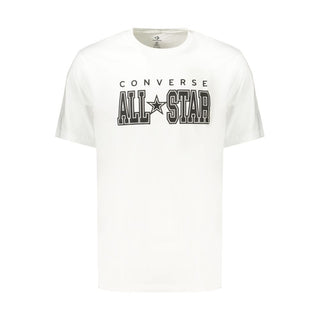 Camiseta de algodón blanca para hombre