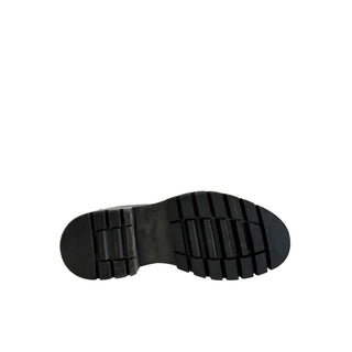 Mocasines de cuero azul para hombre