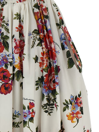 White Cotton Midi Dress