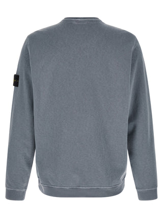 Blue Cotton Sweatshirt