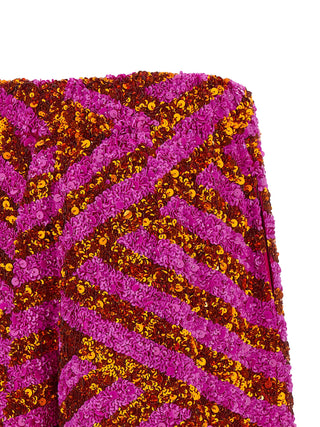 Multicolor Viscose Bermuda Shorts
