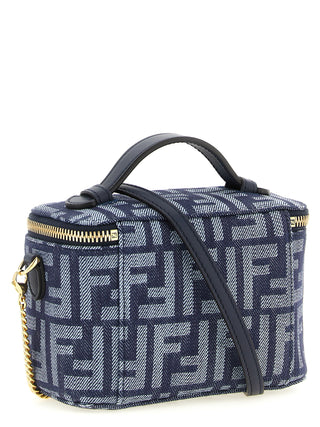 Blue Cotton Handbag