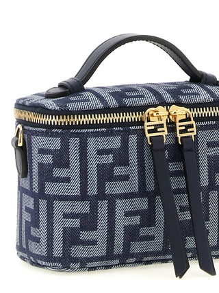 Blue Cotton Handbag
