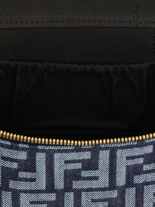 Blue Cotton Handbag