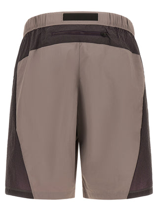 Purple Nylon Bermuda Shorts