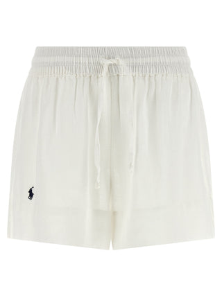 White Organic Cotton Bermuda Shorts