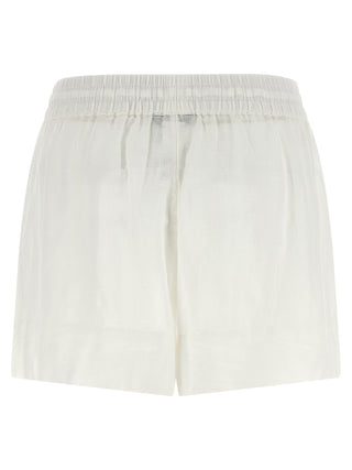White Organic Cotton Bermuda Shorts
