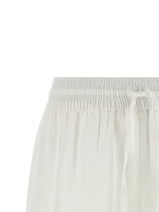 White Organic Cotton Bermuda Shorts