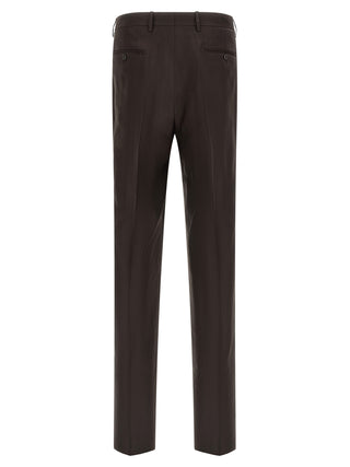 Brown Linen Two-Piece Suit