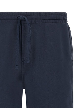 Blue Cotton Bermuda Shorts