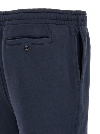 Blue Cotton Bermuda Shorts