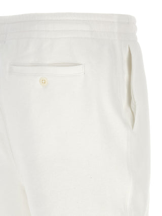 White Cotton Bermuda Shorts
