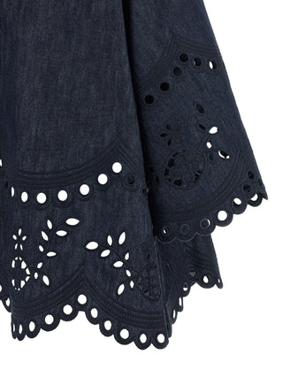 Blue Cotton Blouse