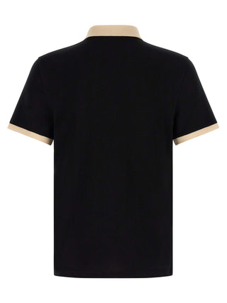 Bicolor Cotton Polo Shirt