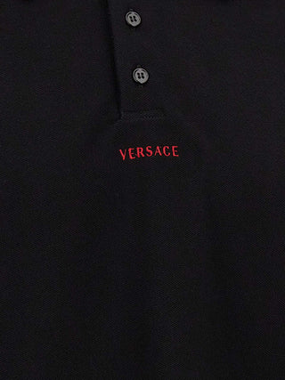Black Cotton Polo Shirt