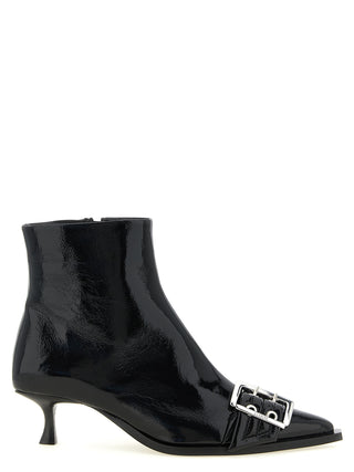 Botines negros de polietileno