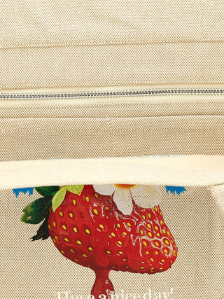 Bolsa tote de algodón reciclado beige