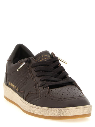 Brown Cowhide Low Top Sneakers