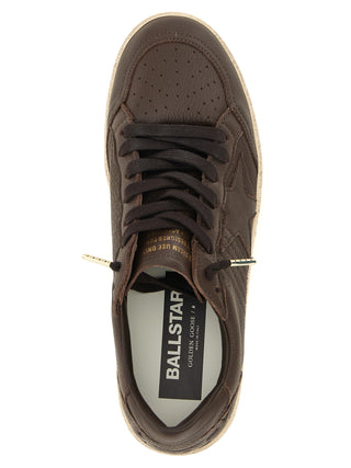 Brown Cowhide Low Top Sneakers