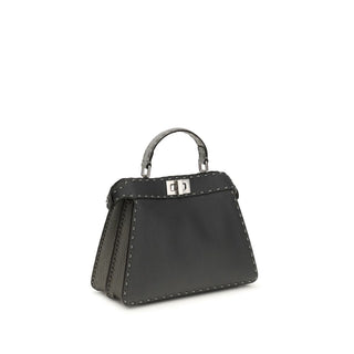 Gray Calf Leather Bos Taurus Handbag