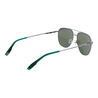 Gafas de sol de metal plateado