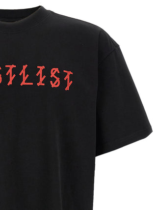 Camiseta de algodón negro