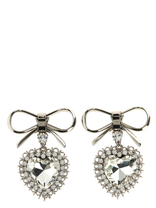 Silver Glass Earrings