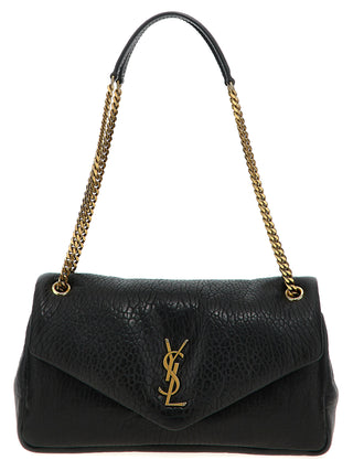 Black Leather Shoulder Bag