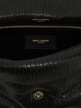 Black Leather Shoulder Bag