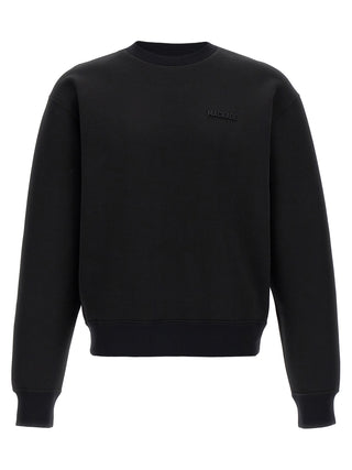 Black Cotton Sweatshirt