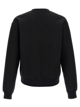 Black Cotton Sweatshirt