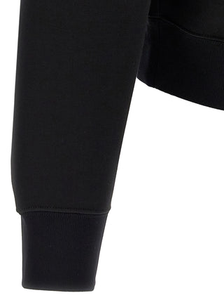 Black Cotton Sweatshirt